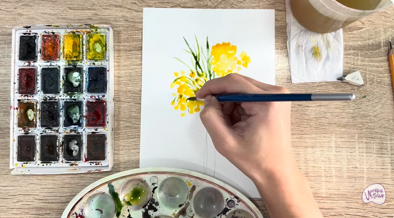 Рисуем Бессмертник