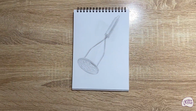 Рисуем Пресс для картофеля