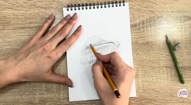 Рисуем Заколка-краб