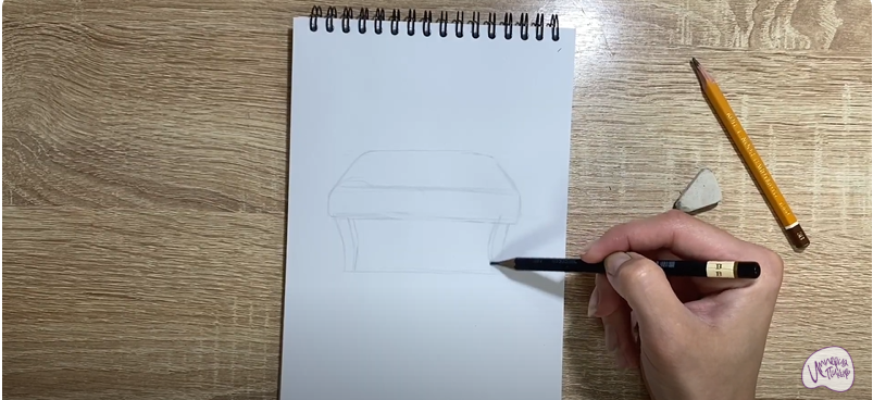 Рисуем Банкетка