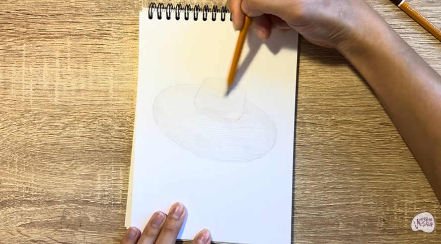 Рисуем Соломенная шляпа
