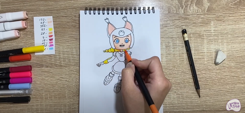 Рисуем Глория из "Геройчики"