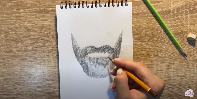 Рисуем Борода