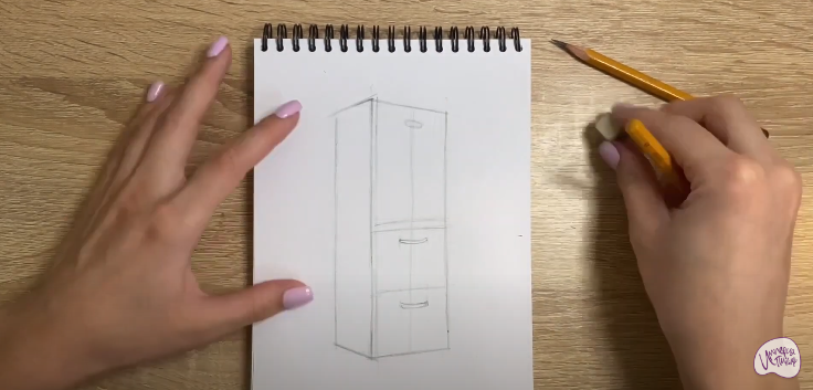 Рисуем Холодильник