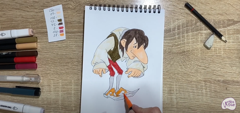 Рисуем Карлик Нос