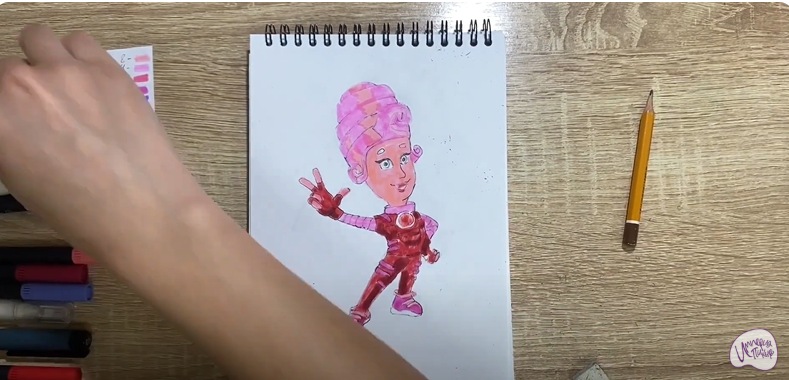 Рисуем Мася из "Фиксиков"