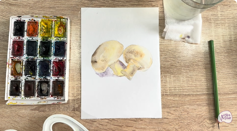 Рисуем Шампиньоны