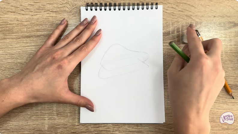 Рисуем Заколка-краб