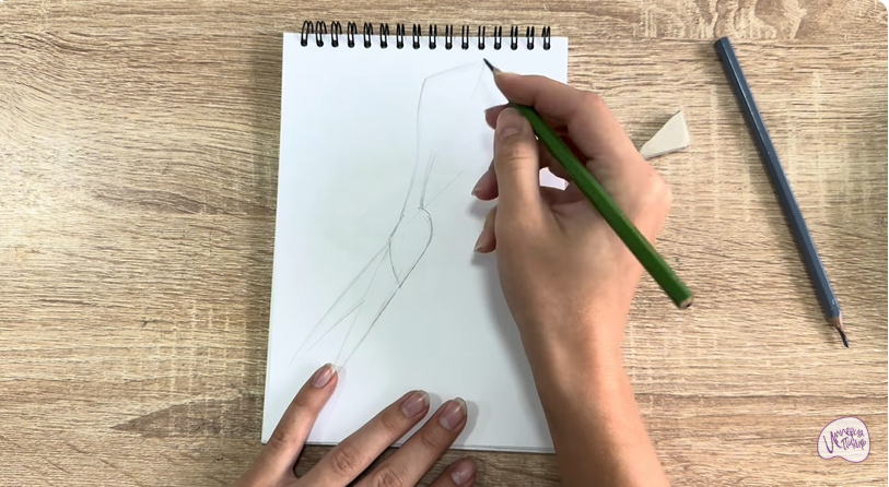 Рисуем Кухонные ножницы