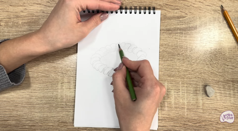 Рисуем Резинка-пружинка