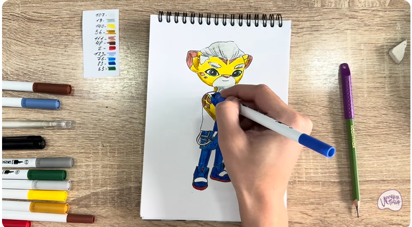 Рисуем Стар Нави из "Джи-Джи Бонд"