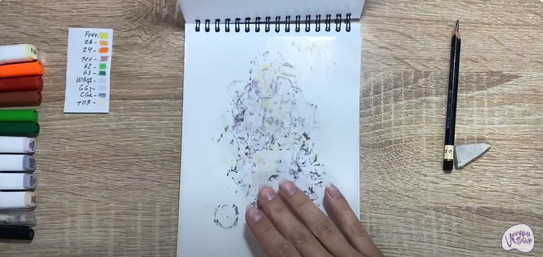 Рисуем Драники