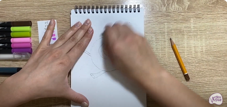 Рисуем Бублик из "Геройчики"