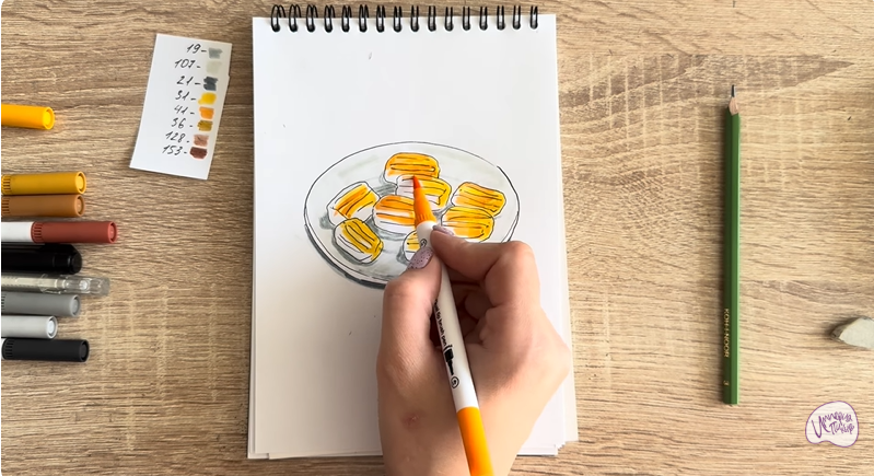 Рисуем Десерт "Тулумба"