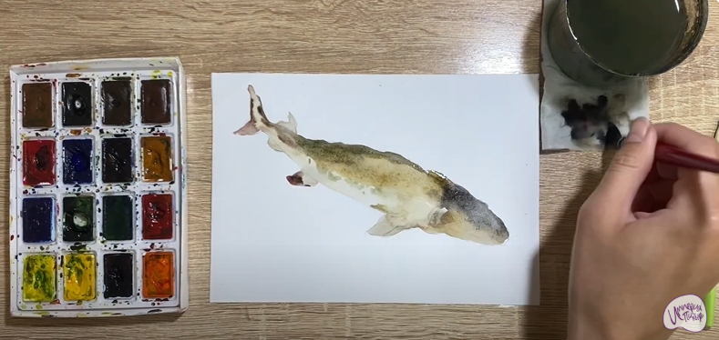 Рисуем Стерлядь