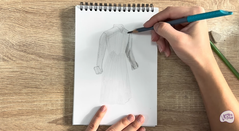 Рисуем Кафтан