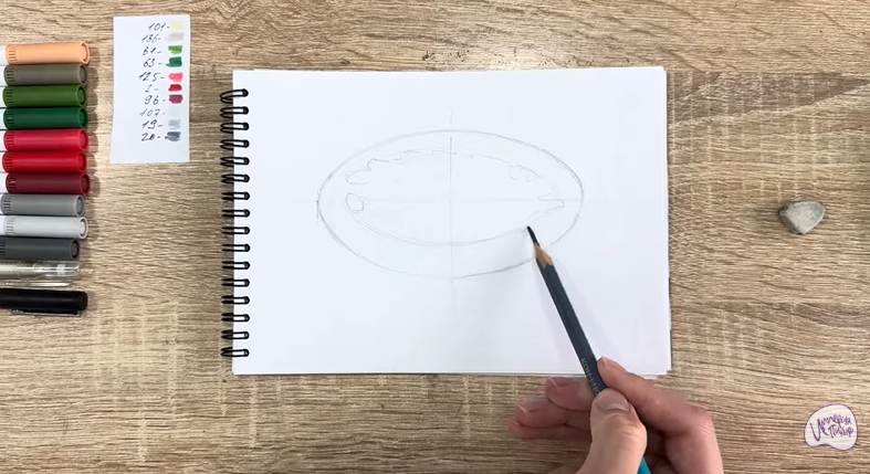 Рисуем Лобио по-грузински