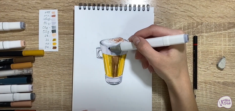Рисуем Раф кофе