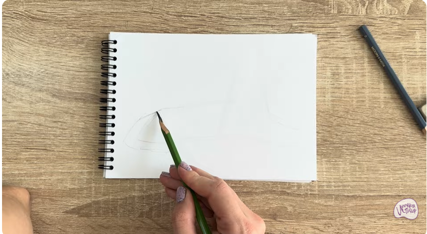 Рисуем Ориентальная кошка