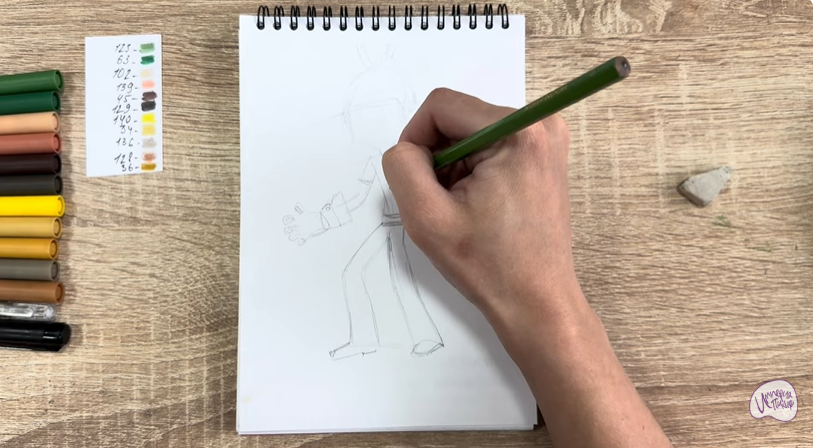 Рисуем Виктор из "герои Энвелла"