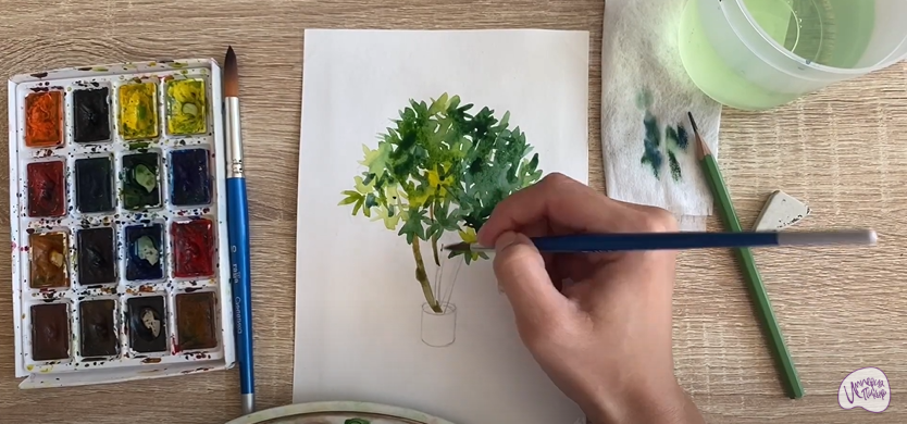 Рисуем Бересклет