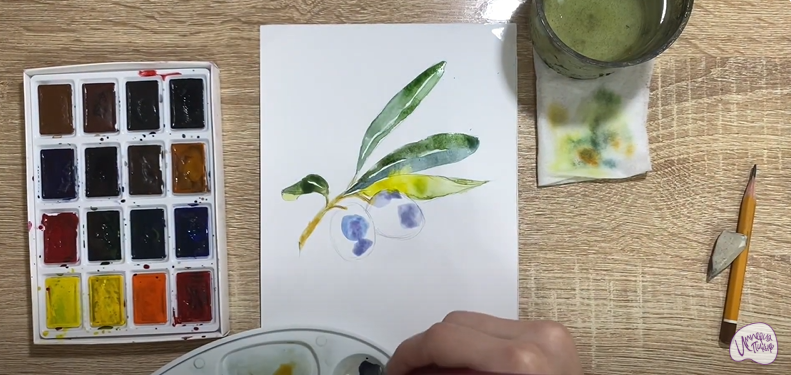 Рисуем Маслины