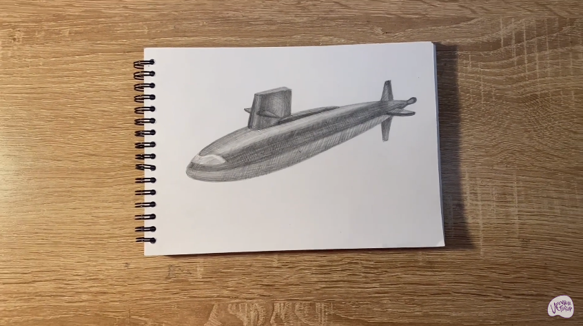 Рисуем Подводная лодка