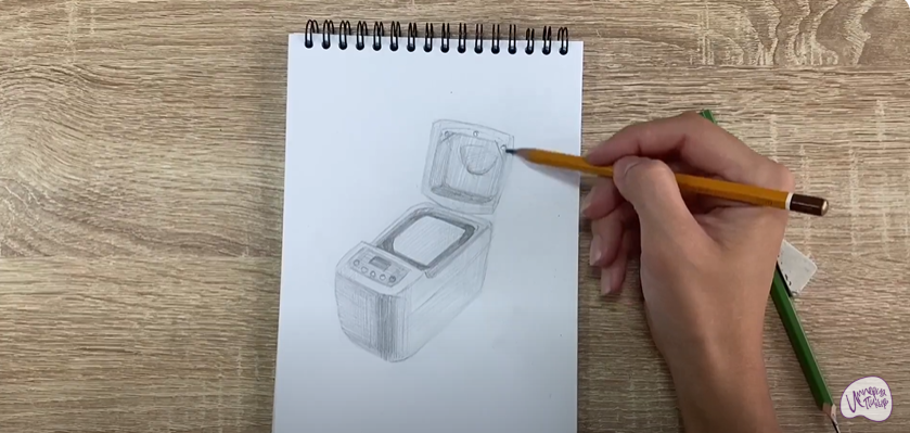 Рисуем Хлебопечка
