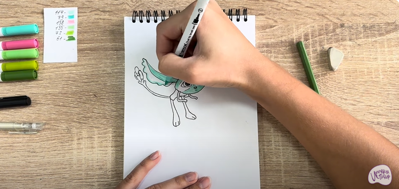 Рисуем Печалька из "Сказочный Патруль"