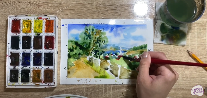 Рисуем Плёс