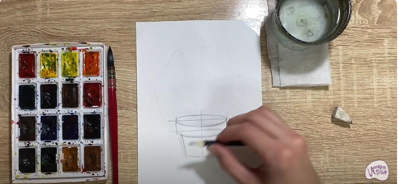 Рисуем Каланхоэ