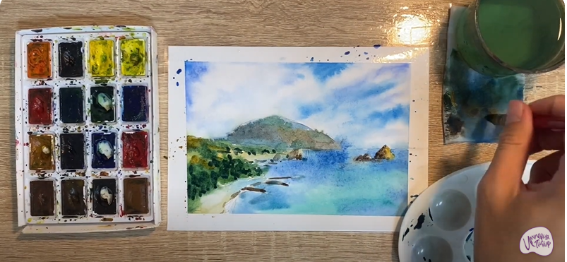 Рисуем Гурзуф