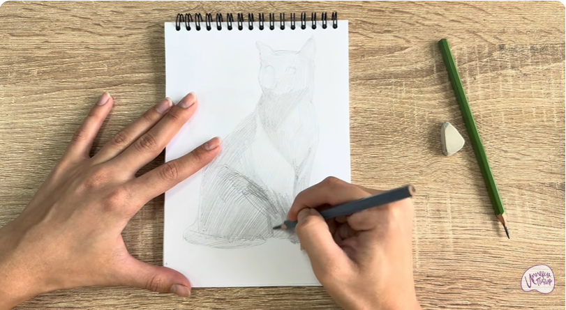 Рисуем Бурманский кот