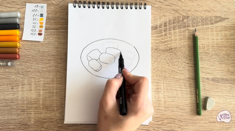 Рисуем Десерт "Тулумба"