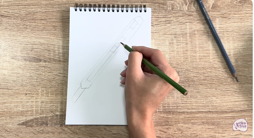 Рисуем Канцелярский нож
