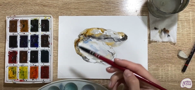Рисуем Устрица