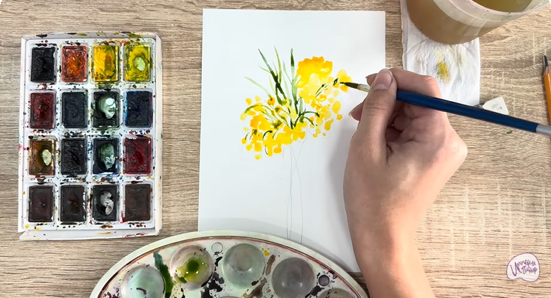 Рисуем Бессмертник