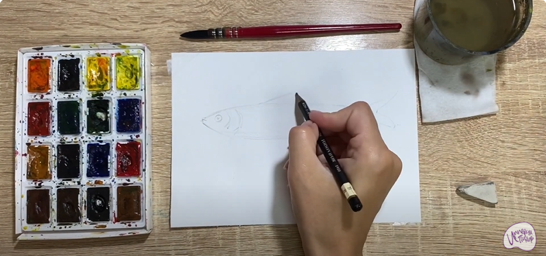 Рисуем Салака
