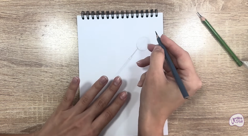 Рисуем Стоматологическое зеркало