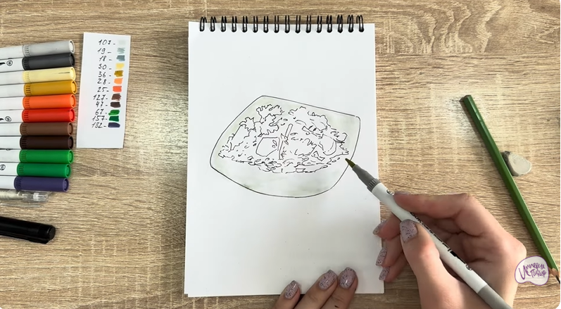 Рисуем Плов