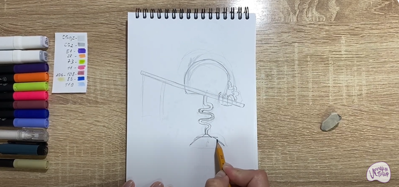 Рисуем Адъютант Мелкотрон из "Геройчики"