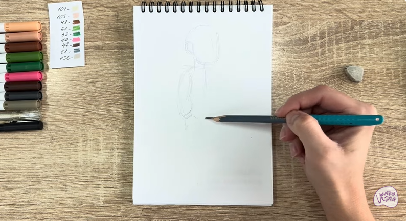 Рисуем Вик из "Побег из будущего"