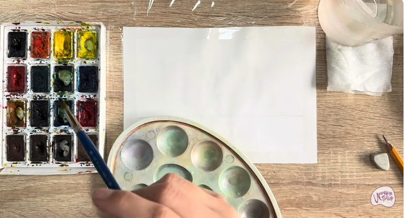 Рисуем Песчаная буря