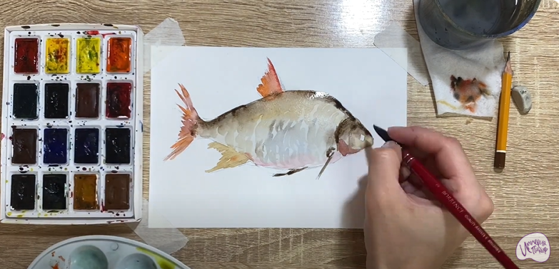 Рисуем Лещ