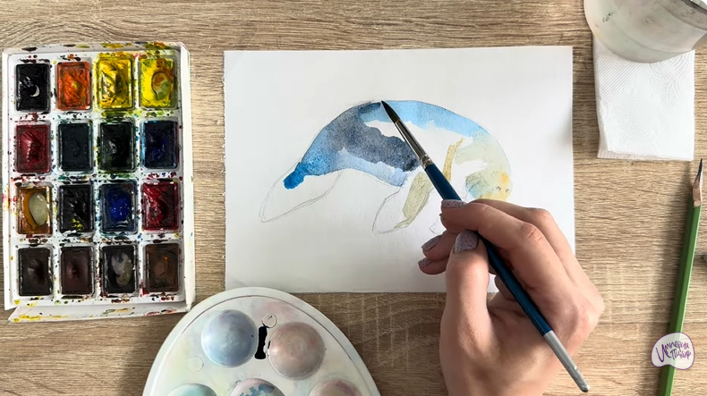 Рисуем Дюгонь