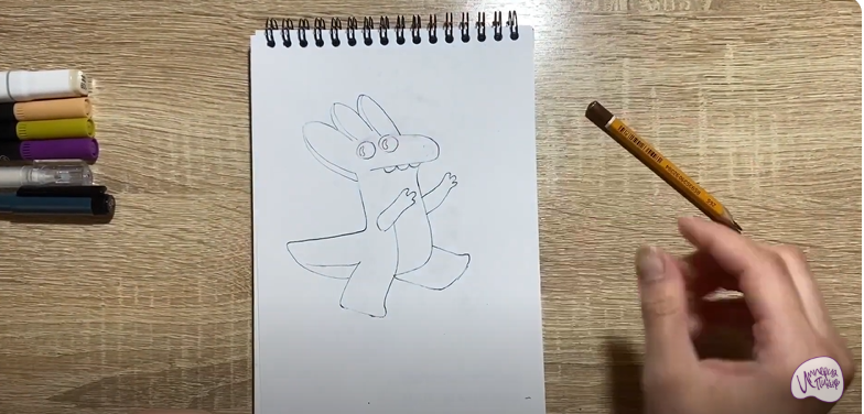 Рисуем Булкозавр из "Ум и Хрум"