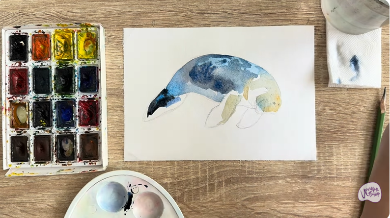 Рисуем Дюгонь