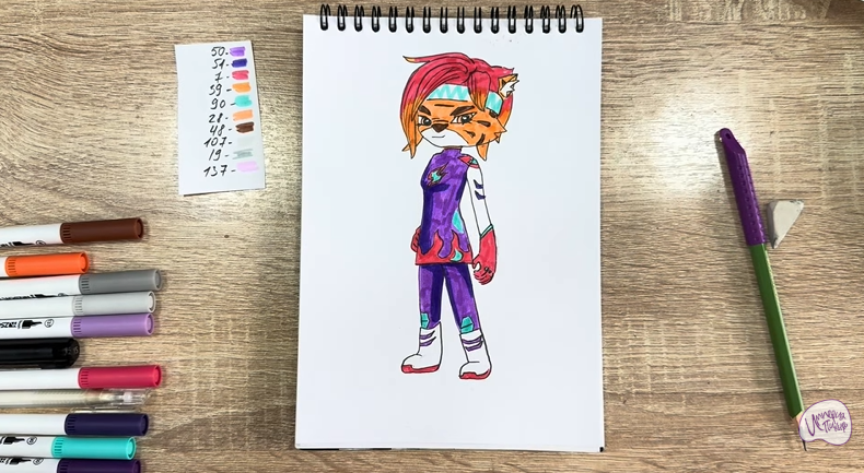 Рисуем Искра из "Джи-Джи Бонд"