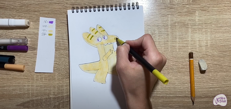 Рисуем Булкозавр из "Ум и Хрум"