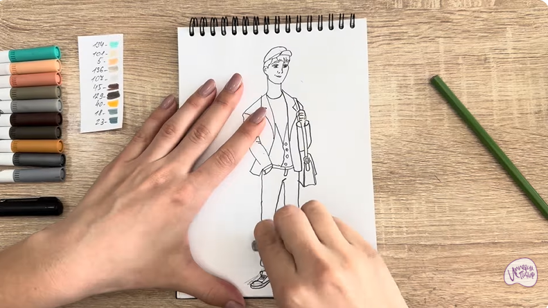 Рисуем Тадаши Хамада из «Города героев»